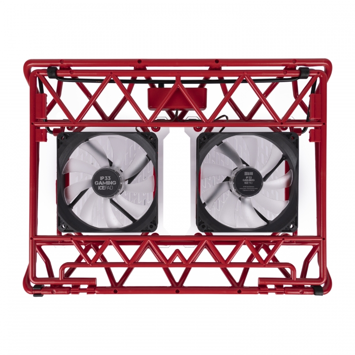 картинка Система охлаждения STM Laptop Cooling IP33 17.3'' 2x(120x120) Red от магазина КомпьютерЦентр
