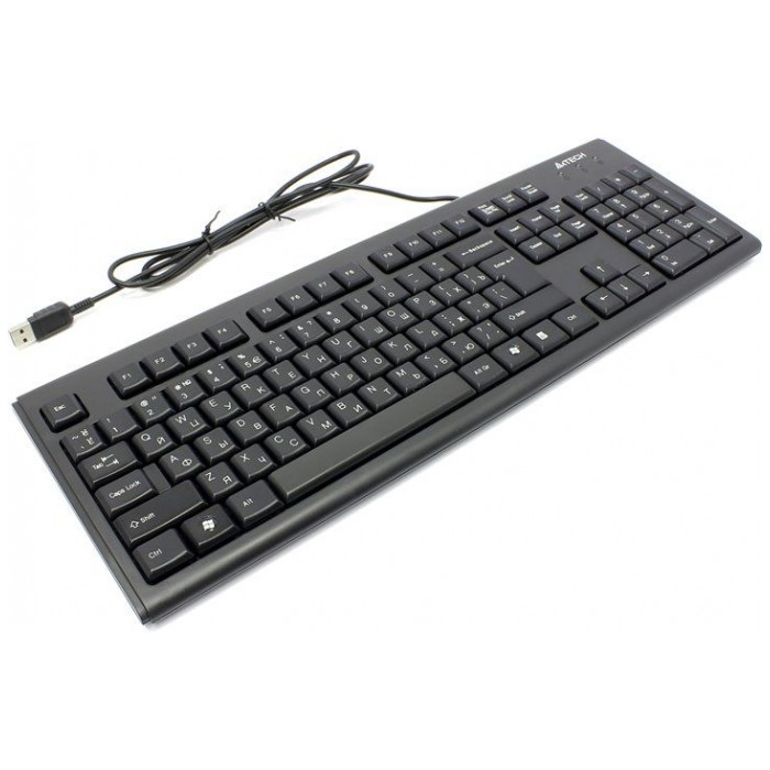 картинка Клавиатура A4tech KR-83 Black USB (KR-83 Black) от магазина КомпьютерЦентр
