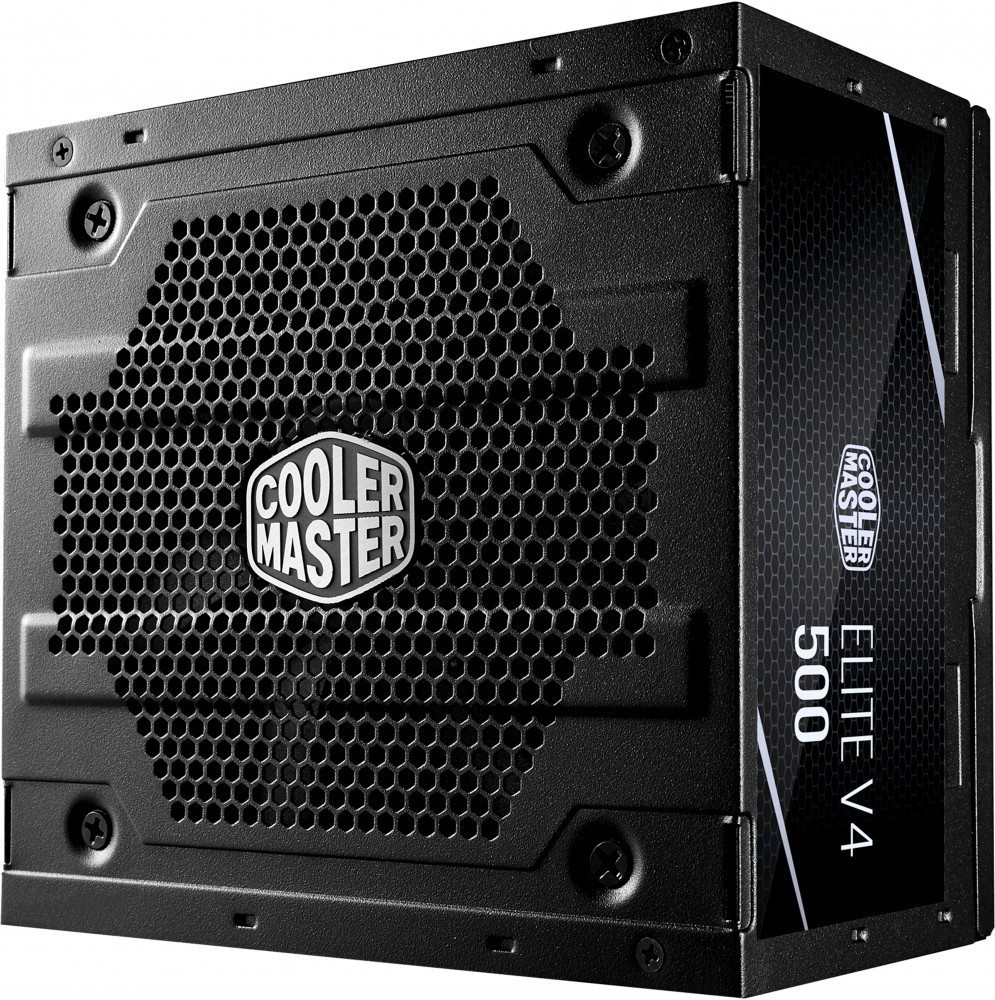 картинка Блок питания Cooler Master ATX 500W Elite V4 MPE-5001-ACABN-EU от магазина КомпьютерЦентр