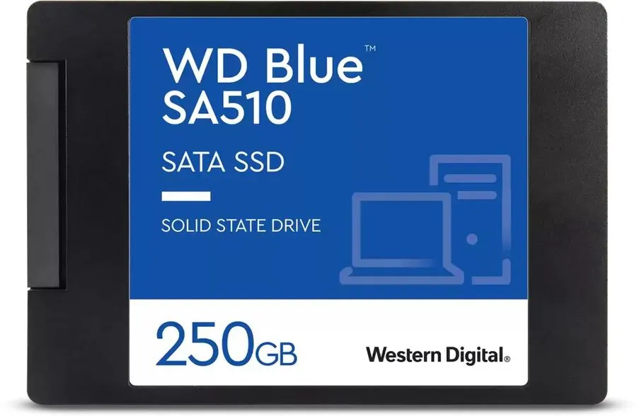 картинка SSD накопитель 250 Гб 2.5'' WesternDigital Blue SA510 (WDS250G3B0A) от магазина КомпьютерЦентр
