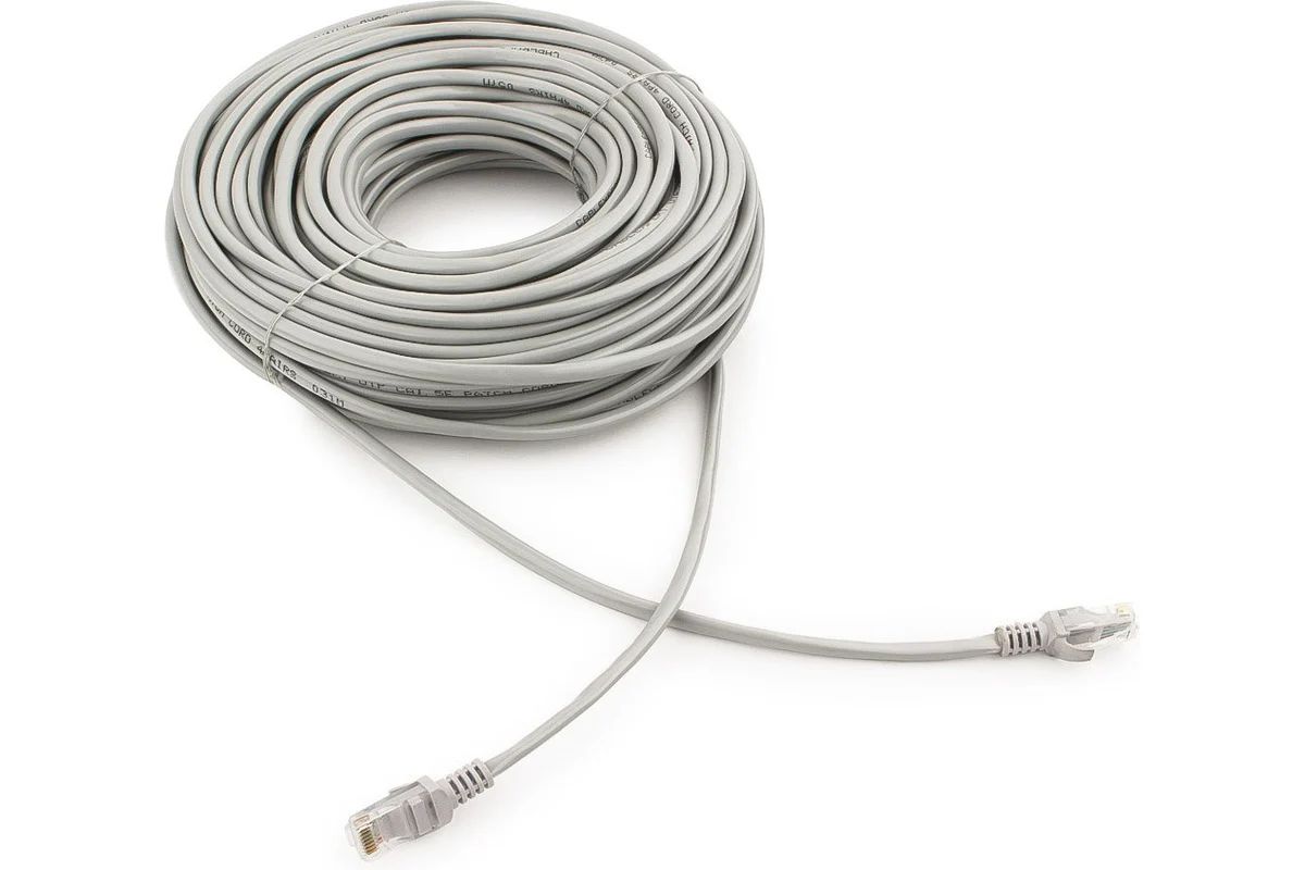 картинка Патч-корд Cablexpert PP10-30M, Cat.5e, 30м, литой, многожильный Grey 16019 от магазина КомпьютерЦентр