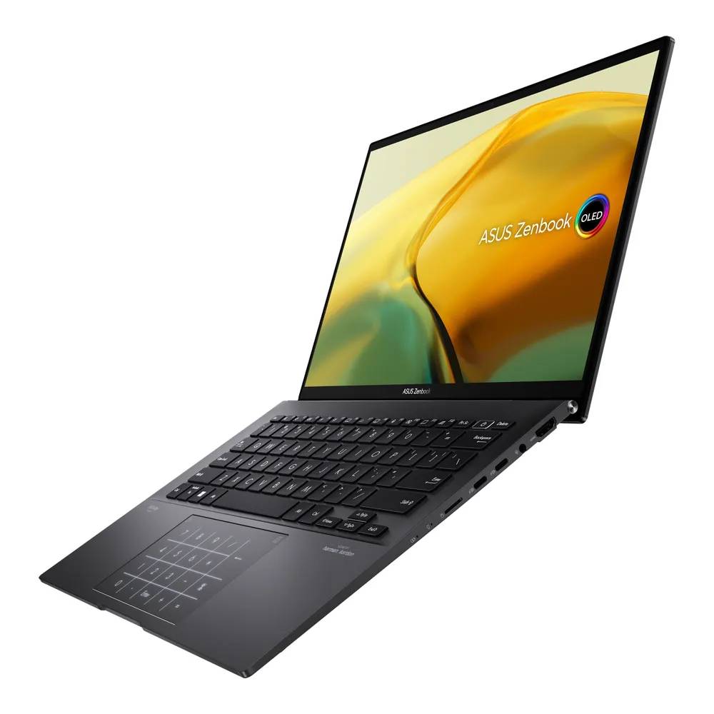 картинка Ноутбук ASUS Zenbook (UM3402YA-KP602) 14'' (2560x1600) IPS/  Ryzen 7 7730U/ 16Gb/  1Tb/  AMD Radeon/  Bt 5.3/  WI-FI 6E/  DOS от магазина КомпьютерЦентр