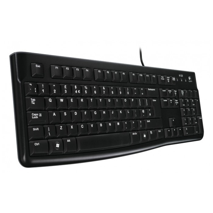 картинка Клавиатура Logitech K120 for Business Black USB (920-002643) от магазина КомпьютерЦентр
