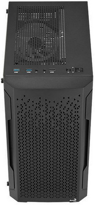 картинка Корпус Aerocool Trinity Mini-G-BK v2 черный без БП (ACCS-PV32033.11) от магазина КомпьютерЦентр