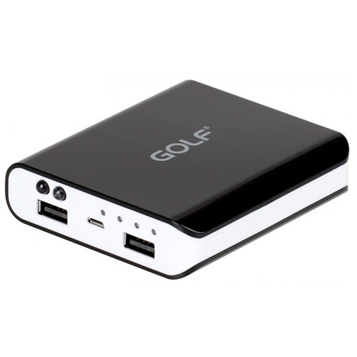 картинка Аккумулятор внешний Golf GF-803 7800 mAh Black 2A/ 1A (GF-803) от магазина КомпьютерЦентр