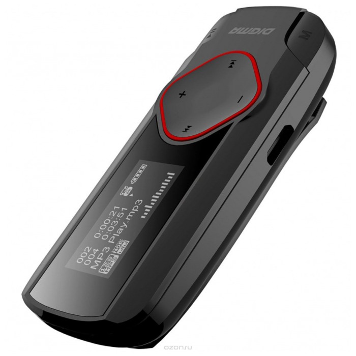 картинка Плеер MP3 Digma 8gb R2 FM Clip Black от магазина КомпьютерЦентр