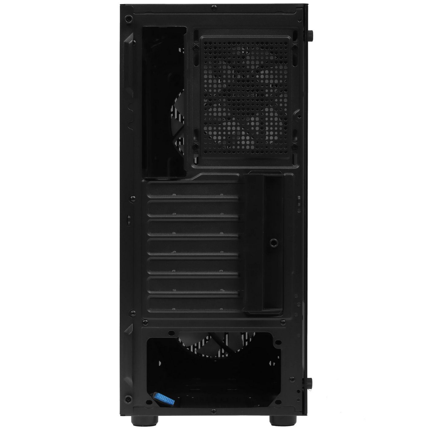 картинка Корпус Cougar Mid Tower MX110 RGB Black, USB 3.0x2, TG, 4xARGB fan, no PSU от магазина КомпьютерЦентр