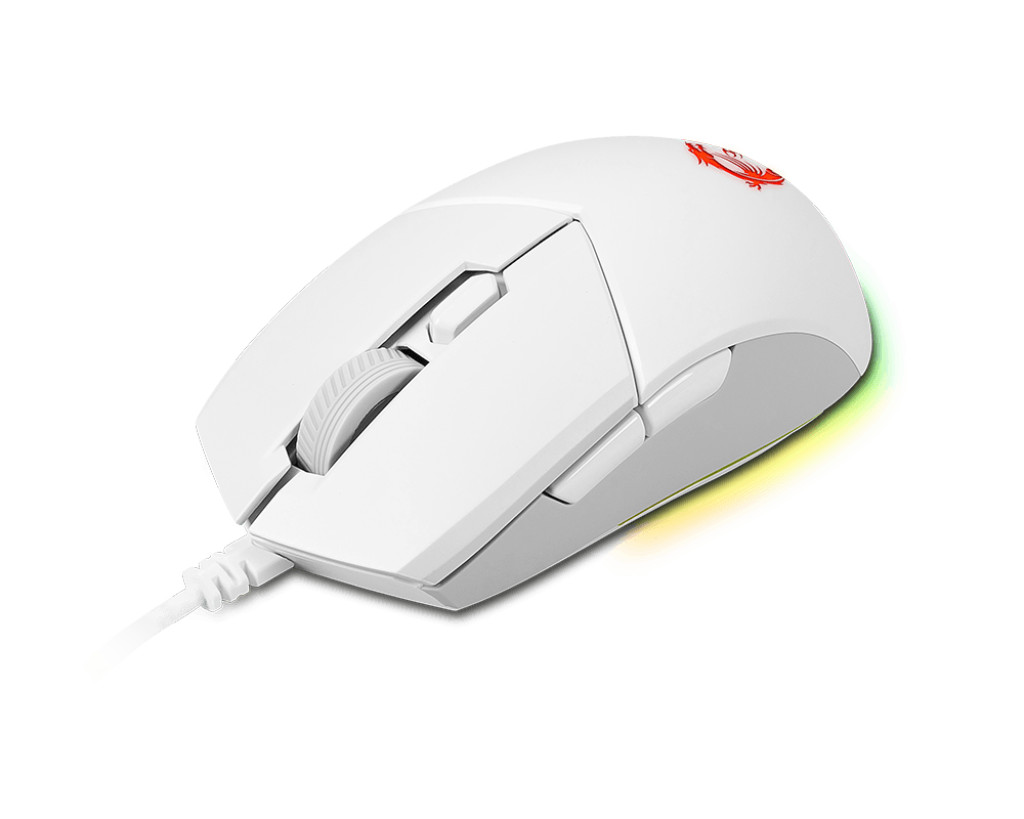 картинка Мышка MSI Clutch GM11 белая от магазина КомпьютерЦентр