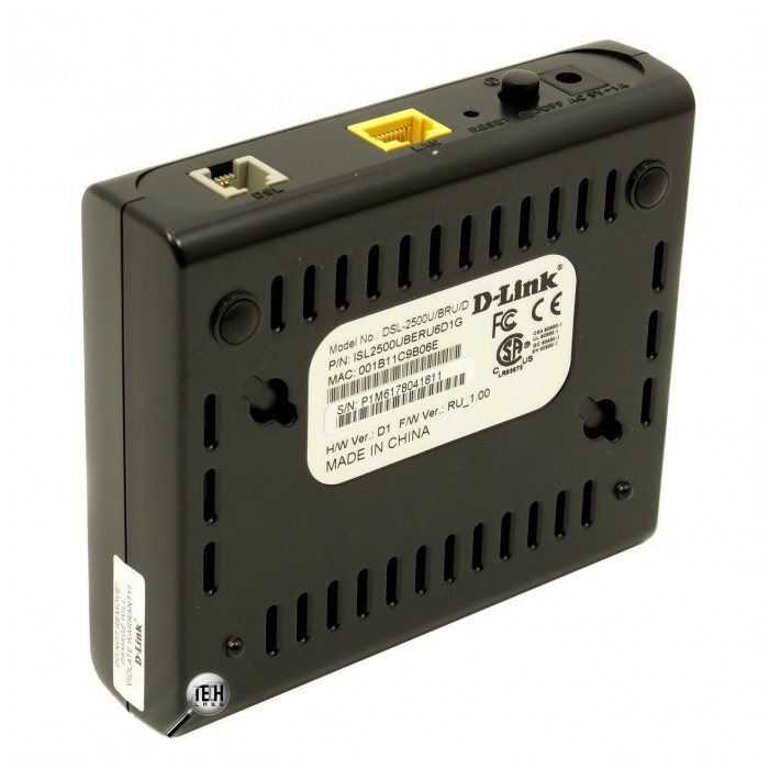 картинка ADSL модем D-Link DSL-2500U (DSL-2500U/BRU/D) от магазина КомпьютерЦентр