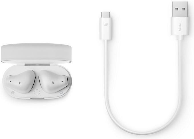 картинка Bluetooth гарнитура Philips TAT1239 белый беспроводные bluetooth (TAT2139WT/ 00) от магазина КомпьютерЦентр