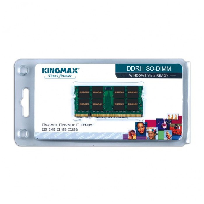картинка Оперативная память Kingmax SO-DIMM DDR2 2Gb 800MHz PC2-6400 (box) (KSDE88F) от магазина КомпьютерЦентр