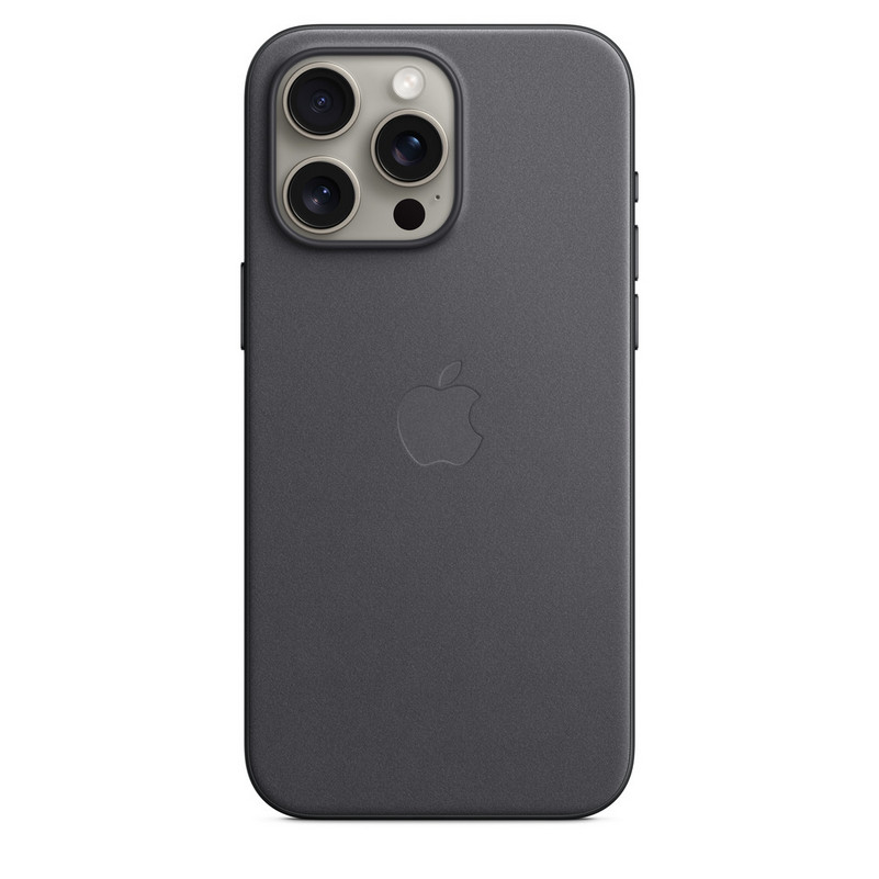 картинка Чехол-накладка iPhone 15 Pro Max FineWoven case MagSafe Black от магазина КомпьютерЦентр