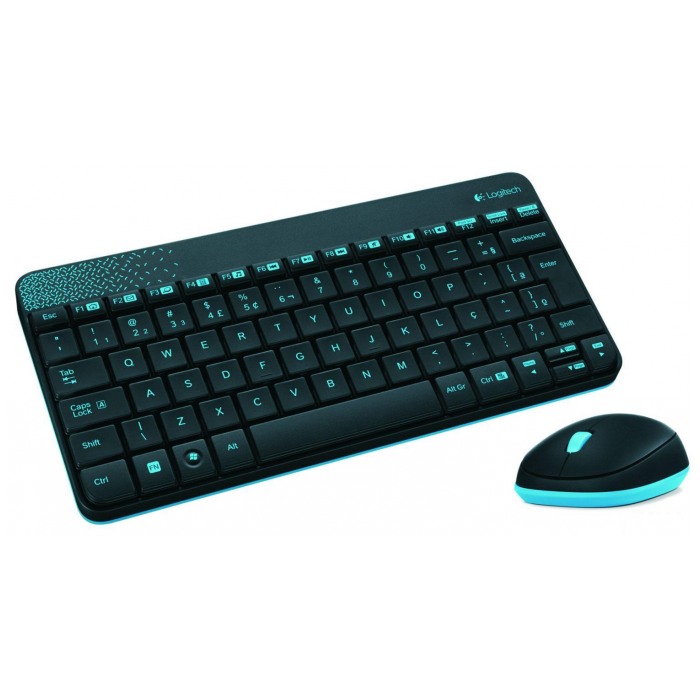 картинка Клавиатура+мышь Logitech Cordless MK240 Black (920-005790) от магазина КомпьютерЦентр