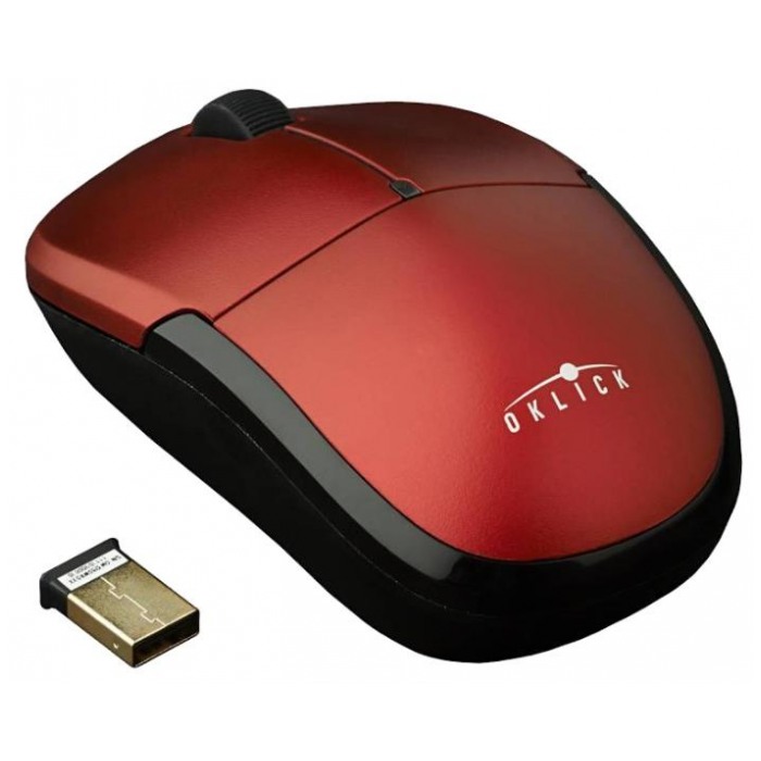 картинка Мышка Oklick 575SW+ Wireless Optical Mouse Red от магазина КомпьютерЦентр