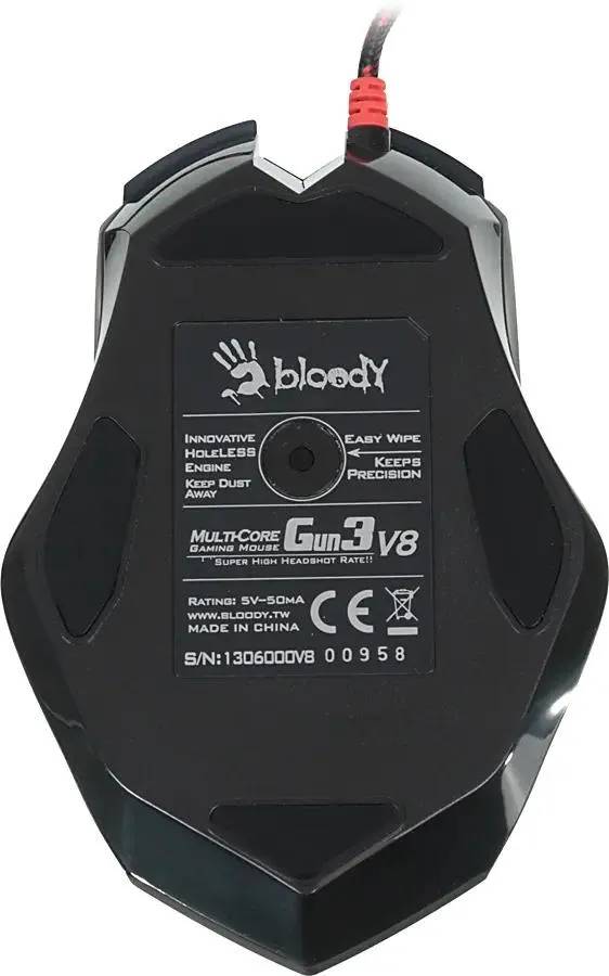 картинка Мышка A4Tech Bloody V8, игровая, черная от магазина КомпьютерЦентр