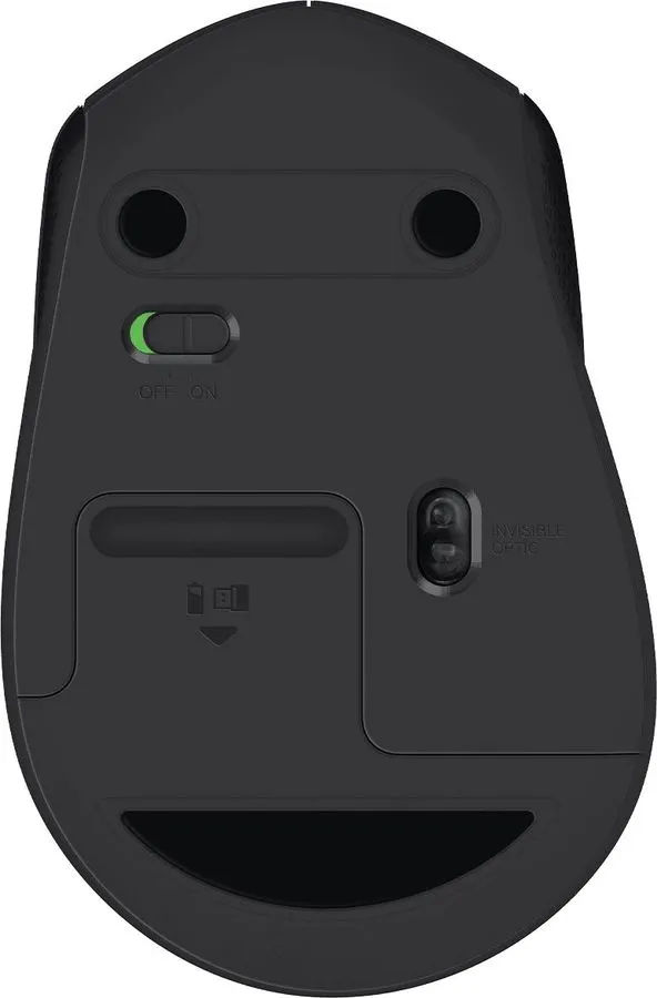 картинка Мышка Logitech M330s Silent Plus, Wireless, Black, (Glossy) (910-006513) от магазина КомпьютерЦентр