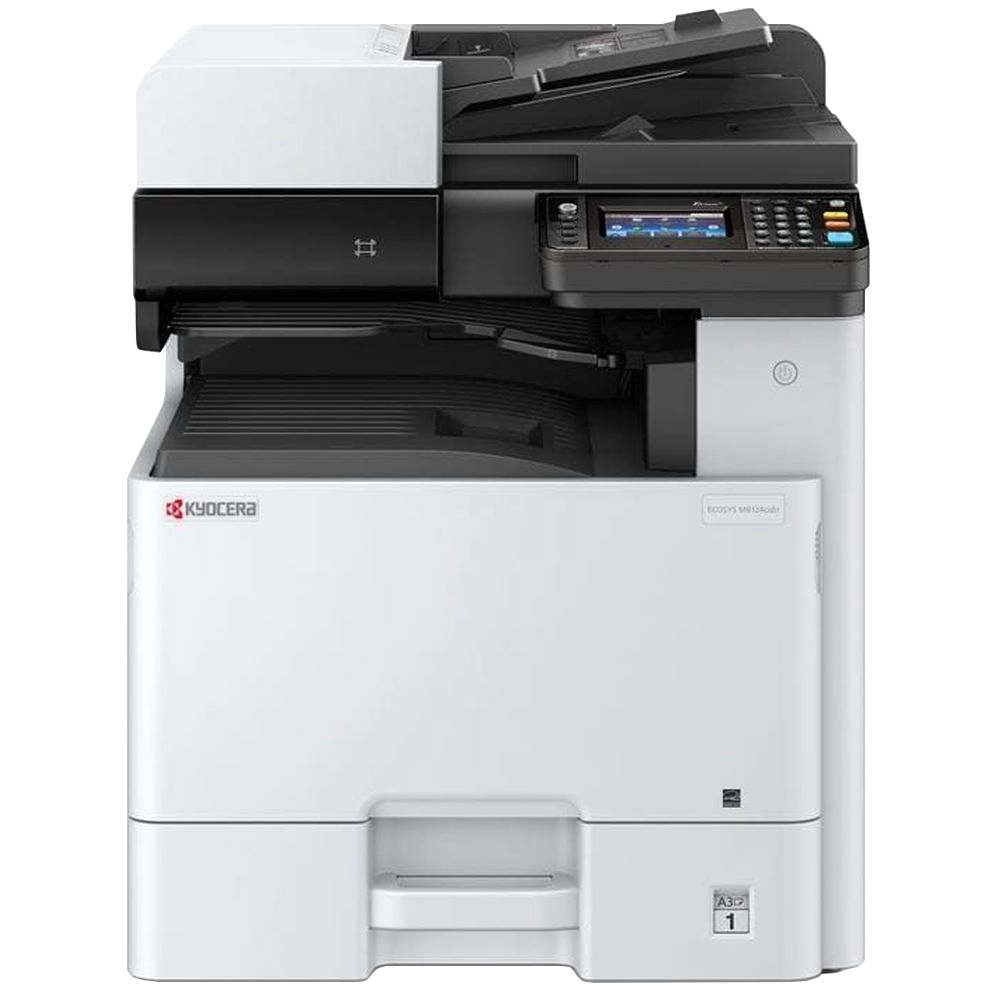картинка МФУ лазерный Kyocera Ecosys M8124cidn (1102P43AX0) АЗИЯ, (А3, 24/ 12 ppm A4/ A3 1,5 GB, USB, Network, дуплекс, автоподатчик, пуск. комплект, старт. карт.TK-8110) от магазина КомпьютерЦентр