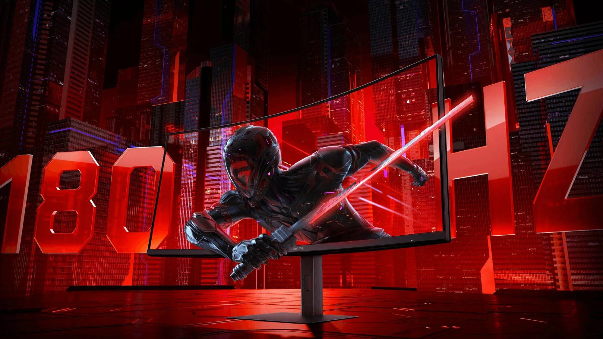 картинка Монитор 34'' Xiaomi Redmi Surface Display G34WQ (3440x1440), 180 Гц, VA, LED от магазина КомпьютерЦентр