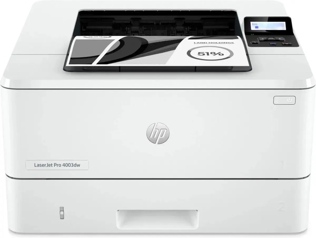 картинка Принтер лазерный HP LaserJet Pro 4003dw (2Z610A) A4 Duplex Net WiFi белый от магазина КомпьютерЦентр