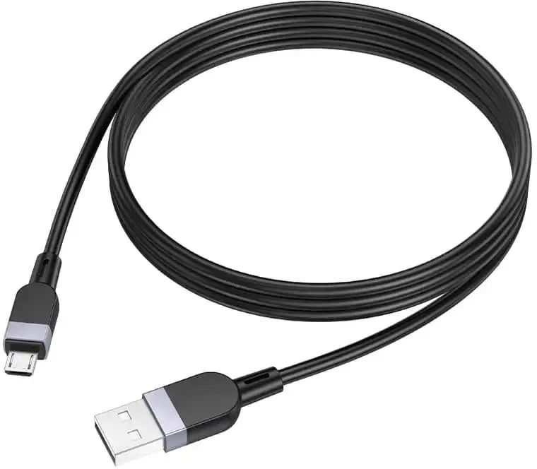 картинка Кабель HOCO X109 Energy silicone charging data cable Micro(L=1M) black от магазина КомпьютерЦентр