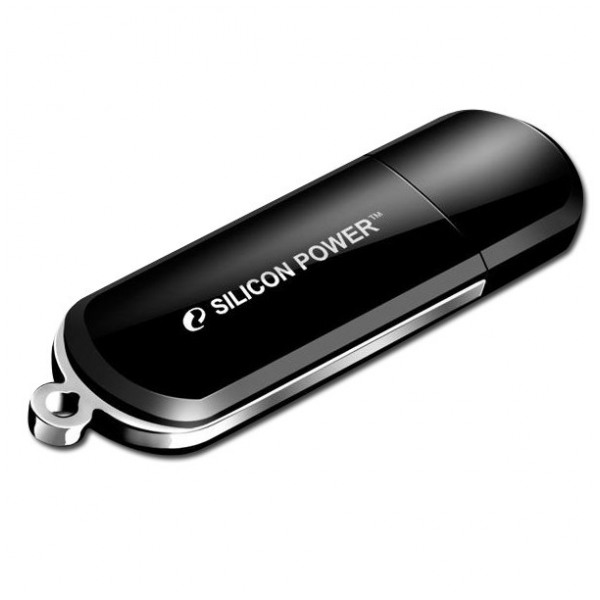 картинка Флешка USB SiliconPower 4Gb LuxMini 322 Black (SP004GBUF2322V1K) от магазина КомпьютерЦентр