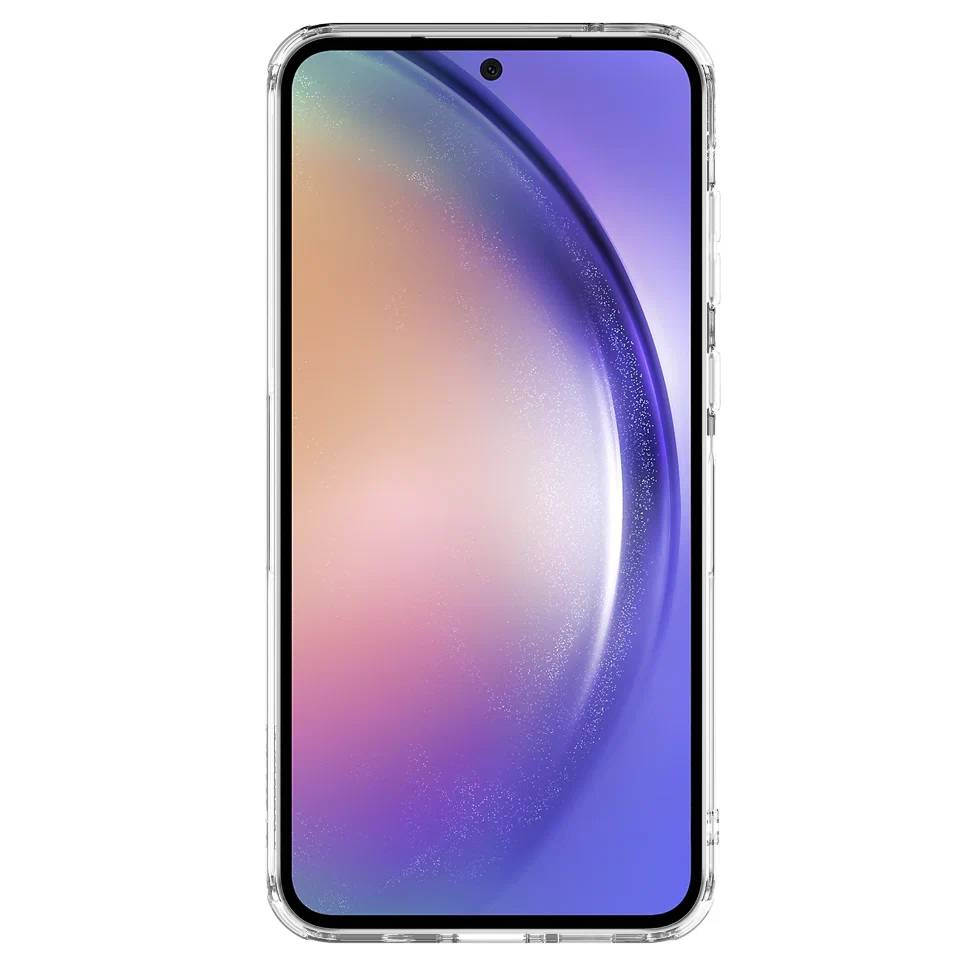 картинка Силиконовый чехол Nillkin Nature TPU Pro с для Samsung Galaxy A55 5G, прозрачный от магазина КомпьютерЦентр