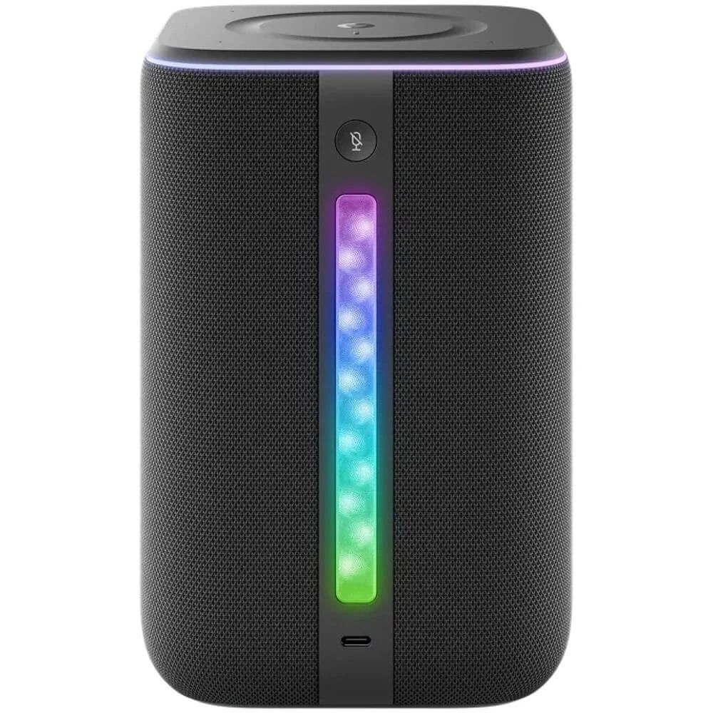 картинка Умная колонка Yandex Станция 3 с Алисой черная 50Вт Bluetooth/ Wi-Fi/ Zigbee/ Matter (YNDX-00060BLK) от магазина КомпьютерЦентр