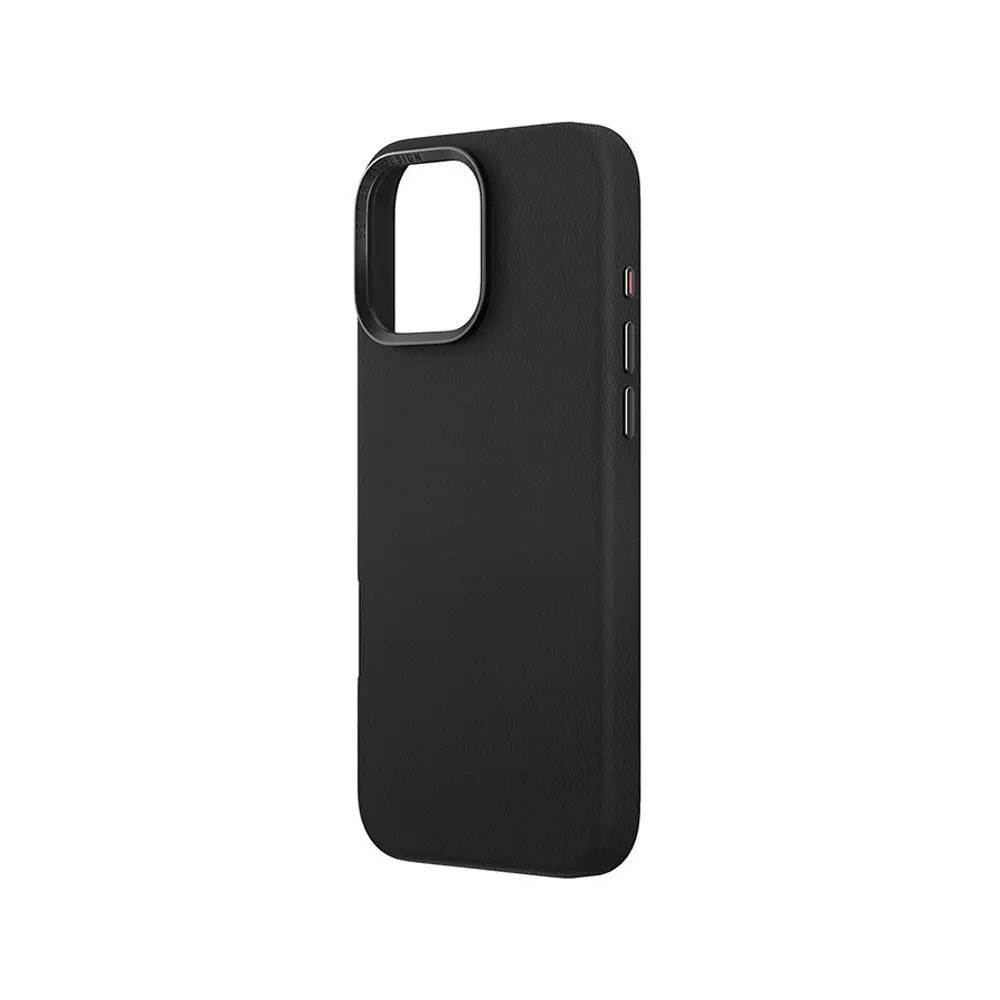 картинка Чехол из искусственной кожи Uniq HYBRID LYDEN (MagSafe) для iPhone 16 Pro MAX Black (IP6.9P(2024)-LYDMBLK) от магазина КомпьютерЦентр
