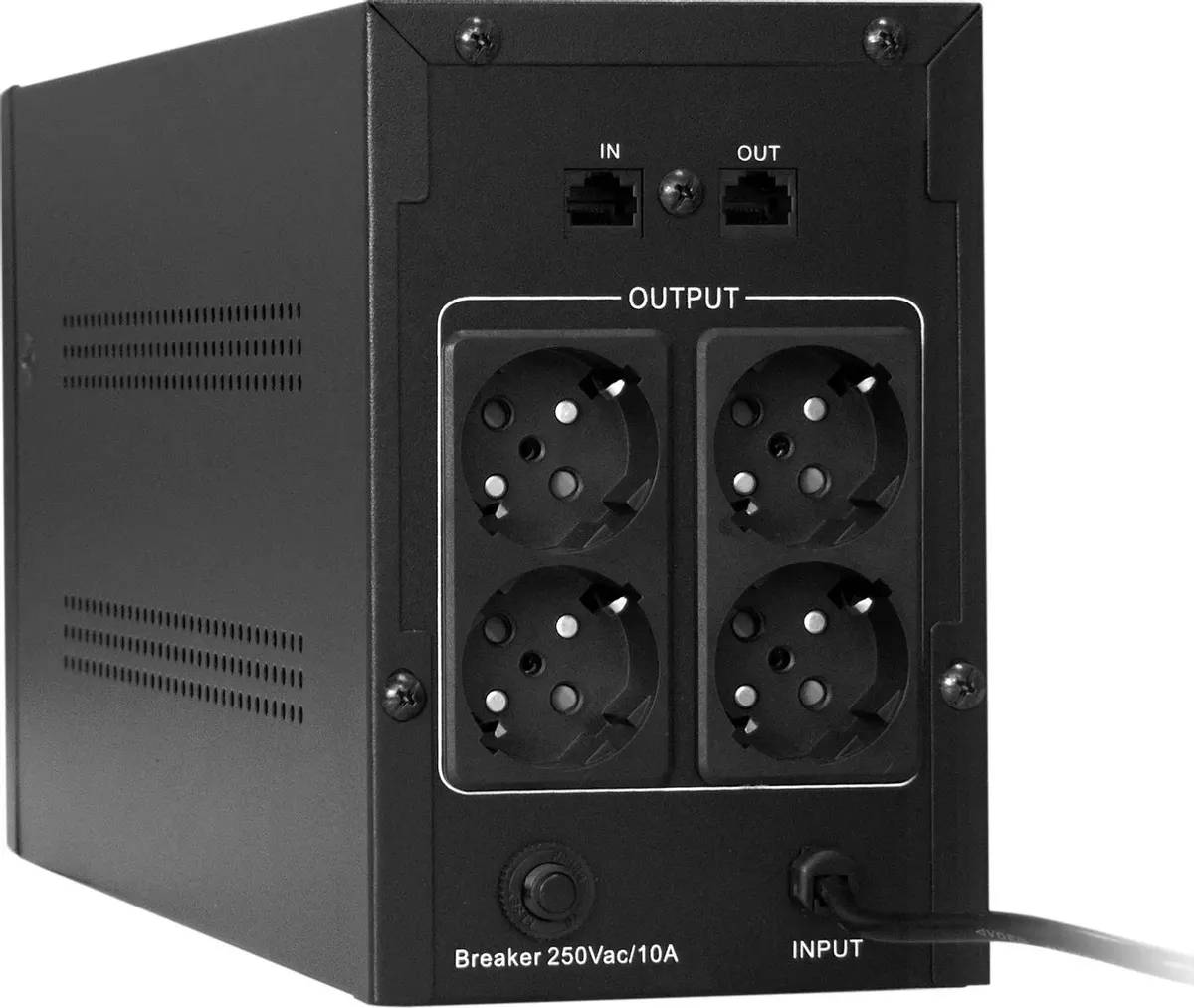 картинка ИБП ExeGate EP285532RUS SpecialPro Smart LLB-2200.LCD.AVR.EURO.RJ 2200VA/ 1300W, LCD, Black от магазина КомпьютерЦентр