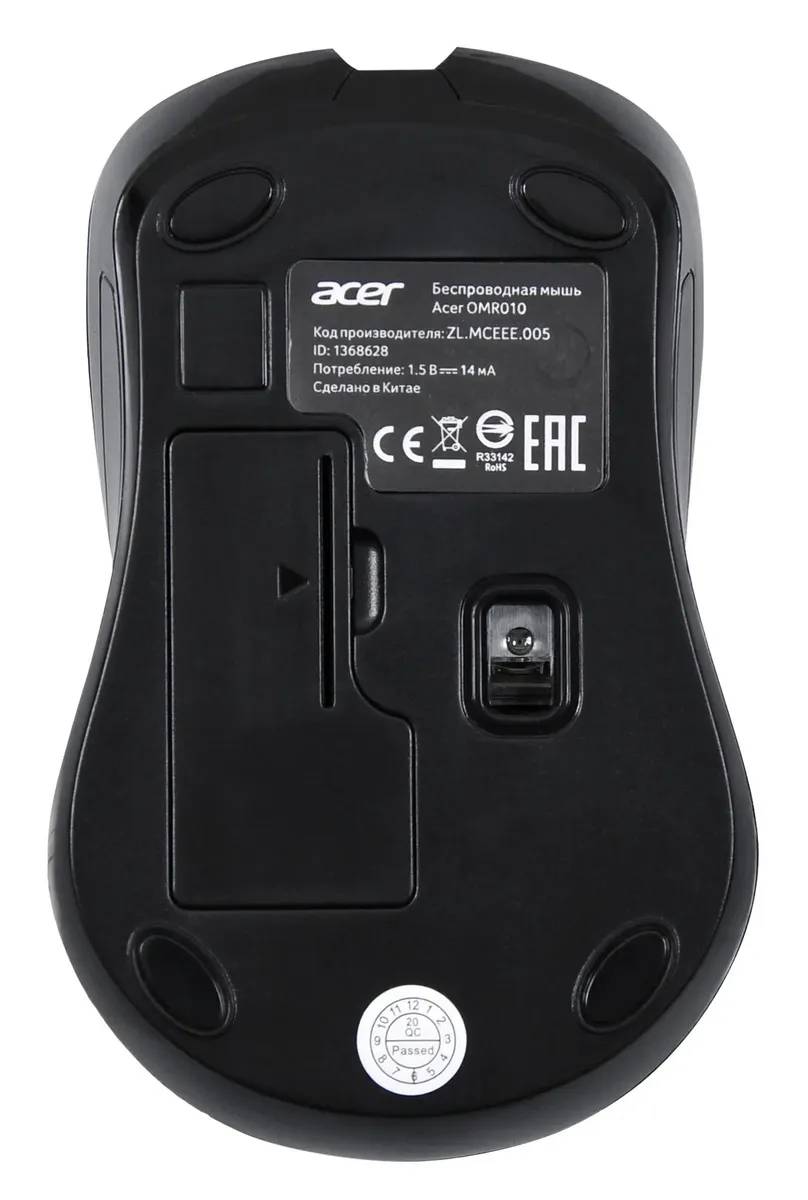 картинка Мышь Acer OMR010 Wireless USB black (ZL.MCEEE.005) от магазина КомпьютерЦентр