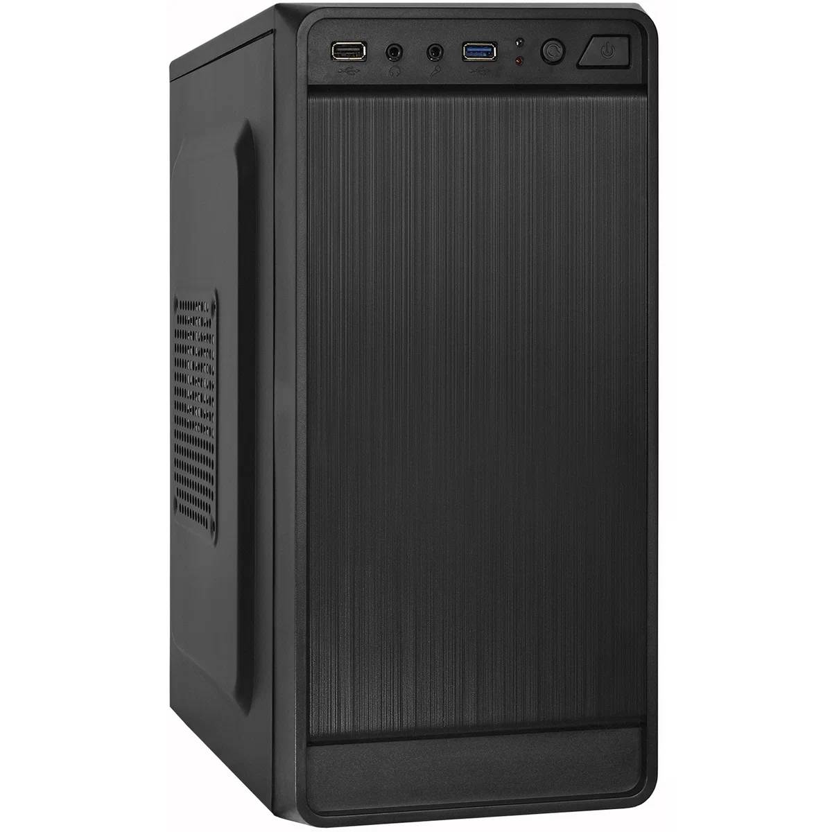 картинка Корпус Minitower ExeGate EX283126RUS BAA-108U mATX, без БП, черный от магазина КомпьютерЦентр