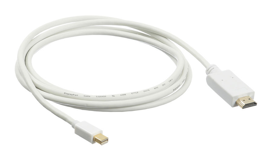 картинка Кабель miniDisplay Port to HDMI Buro 2m White 1.2v BHP MDPP-HDMI-2 (1147218) от магазина КомпьютерЦентр