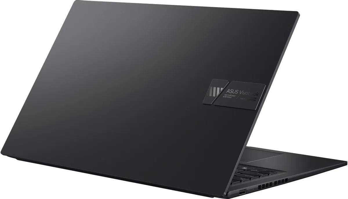 картинка Ноутбук ASUS VivoBook 17X M3704YA-AU052 17.3'' FHD IPS /  Ryzen 7 7730U (8/ 16)/  16Gb/  512Gb SSD/  AMD Radeon/  WiFi AX/  Bt v5.3/  DOS/  50Wh/  Black от магазина КомпьютерЦентр