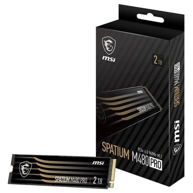 картинка SSD накопитель 2Tb PCI-Ex4 MSI SPATIUM M480 PRO (S78-440Q600-P83) TLC 3D NAND от магазина КомпьютерЦентр