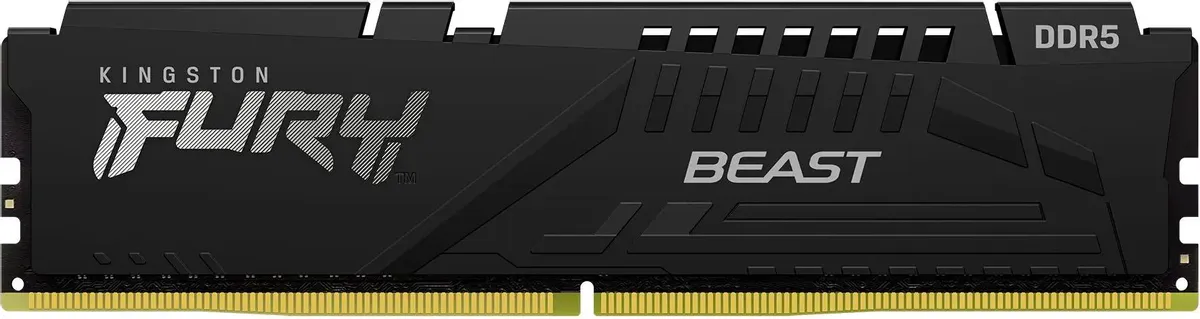 картинка DIMM DDR5 32Gb 5600MHz PC5-44800 Kingston Fury Beast Black (KF556C40BB-32) от магазина КомпьютерЦентр