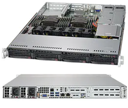 картинка Корпус Supermicro CSE-815TQC-R706WB2 Black 1U SC815 WIO Chassis w/  Redundant 750W от магазина КомпьютерЦентр