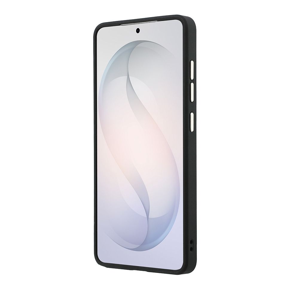 картинка Чехол Guess для Galaxy S26 Ultra PU Saffiano Peony Metal logo & Camera Hard Black (MagSafe) от магазина КомпьютерЦентр