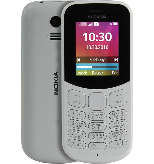 картинка Телефон мобильный Nokia 130 Dual SIM Gray от магазина КомпьютерЦентр