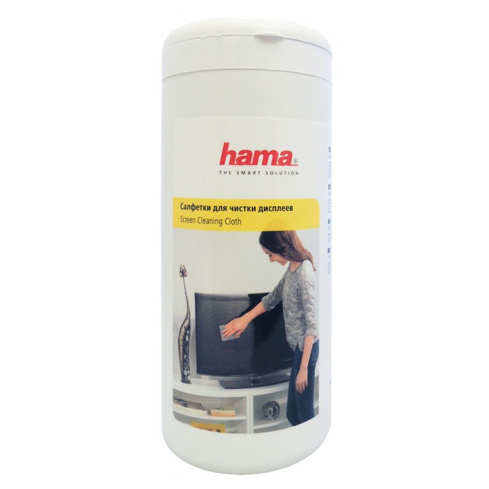 картинка Салфетки влажные HAMA туба 100шт (R1095850) от магазина КомпьютерЦентр