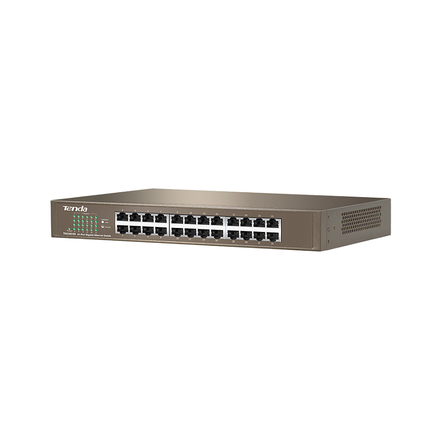 картинка Switch 24-port Tenda TEG1024D 24xGbE от магазина КомпьютерЦентр