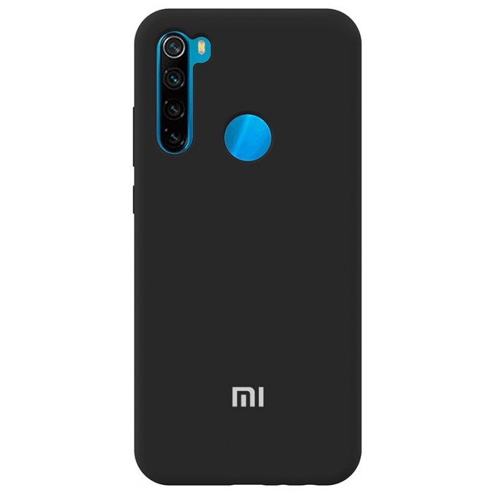 картинка Чехол Xiaomi Silicone Logo Case для Xiaomi Redmi Note 8 Black (Copy) от магазина КомпьютерЦентр