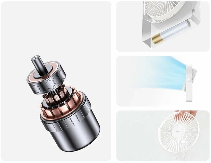 картинка Настольный вентилятор Baseus Serenity Desktop Fan Pro - White от магазина КомпьютерЦентр