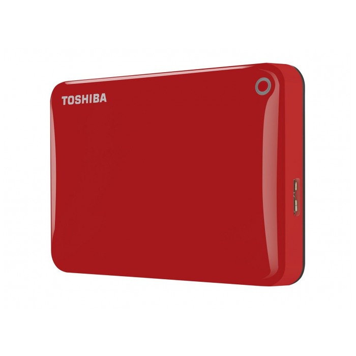 картинка Жесткий диск внешний Toshiba 500Gb 2.5″ Canvio Connect II USB3.0 Red (HDTC805ER3AA) от магазина КомпьютерЦентр