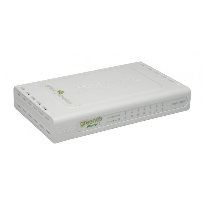 картинка Свитч D-Link 8-port DGS-1008D (DGS-1008D) от магазина КомпьютерЦентр