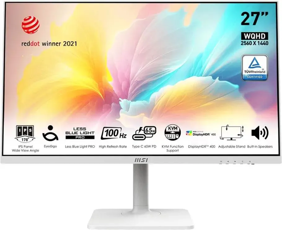 картинка Монитор 27'' MSI Modern MD272QXPW IPS, белый от магазина КомпьютерЦентр