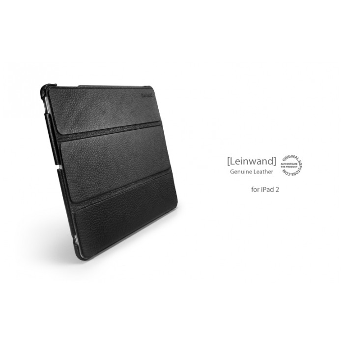картинка Чехол SGP Leather Case Leinwand Series Black for iPad 2 от магазина КомпьютерЦентр