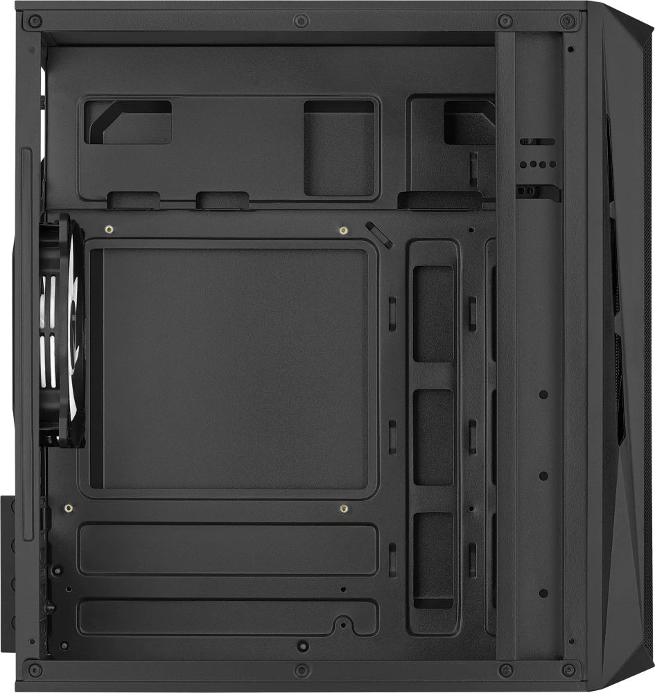 картинка Корпус Aerocool /  Formula V Line CS-107 Plus mATX USB 3.0x1/ USB 2.0x1/ audio черный от магазина КомпьютерЦентр