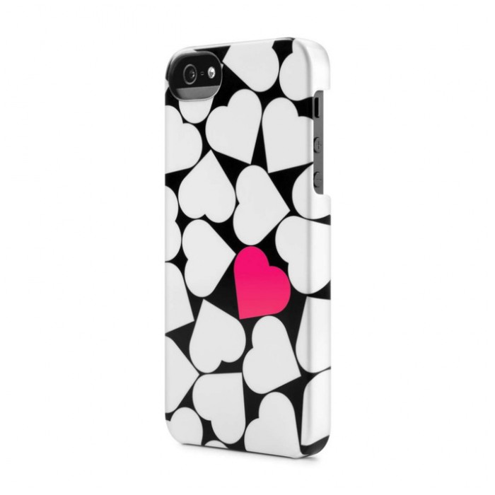 картинка Чехол InCase Snap Case Hearts White for iPhone 5/ 5S (CL69181) от магазина КомпьютерЦентр