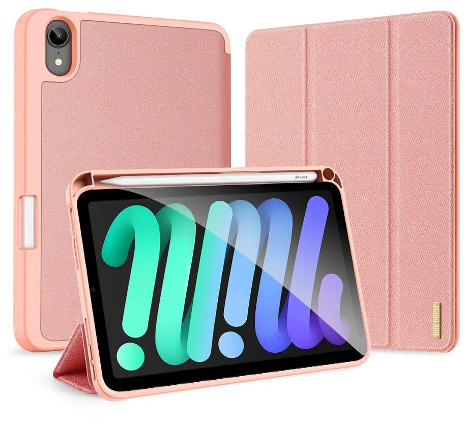 картинка Чехол-книжка для iPad mini 6, Dux Ducis Domo series, розовый от магазина КомпьютерЦентр