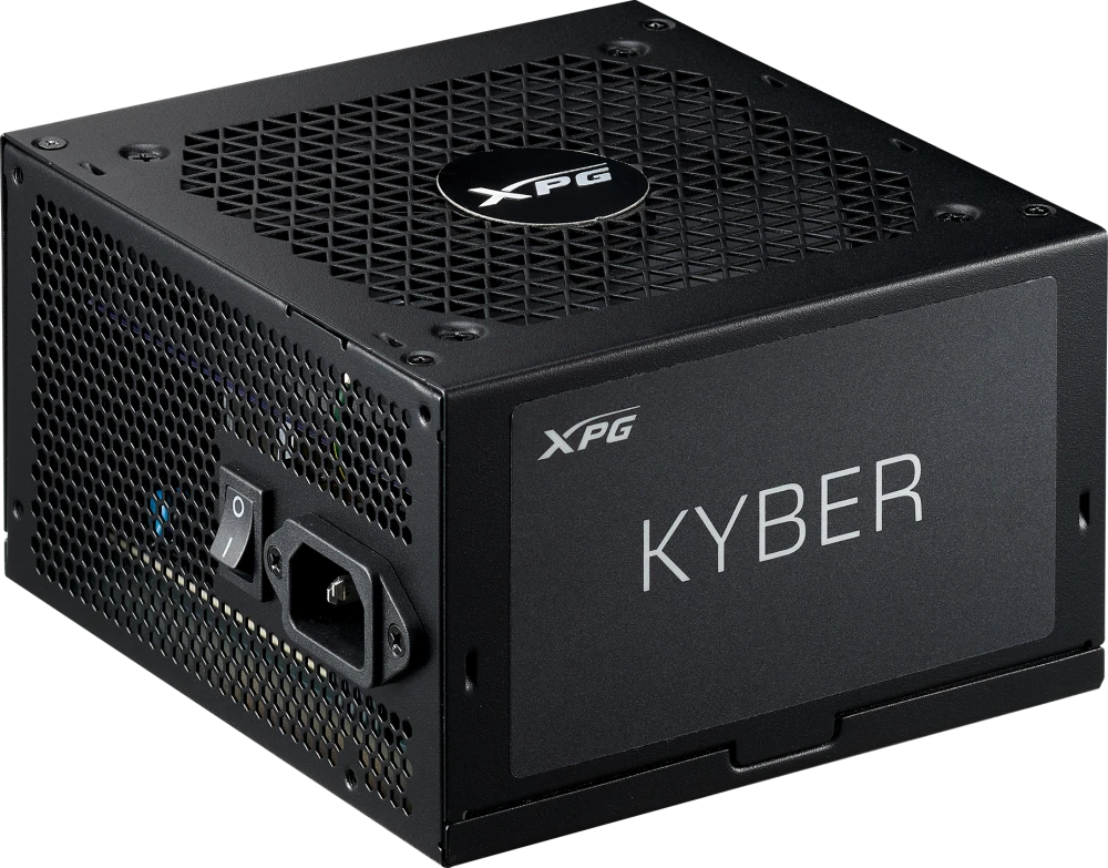 картинка Блок питания ADATA XPG KYBER 650 RTL (KYBER650G-BKCEU), 650Вт, 80 PLUS Gold, 120мм, черный от магазина КомпьютерЦентр